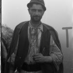 ’50s shepherds in mountains, Romania