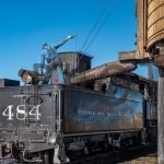 antique steam engine train